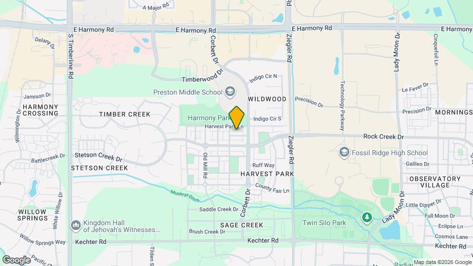 2820 Golden Wheat Ln Map and Location Details
