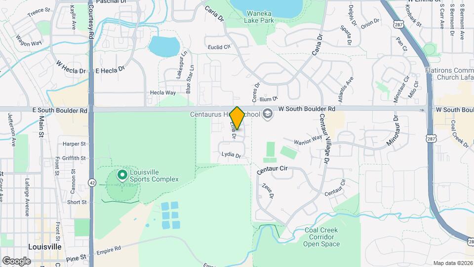 1855 Icarus Dr, Unit A Mapa y Detalles de la Ubicación