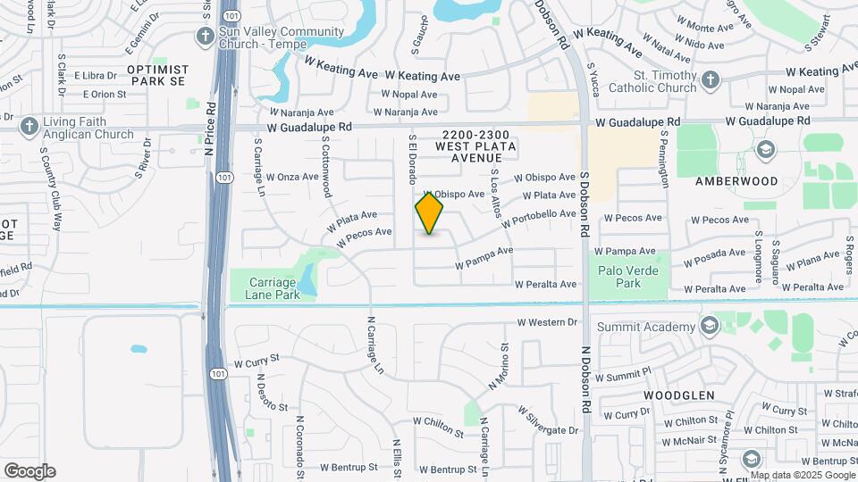 2340 W Portobello Ave Map and Location Details