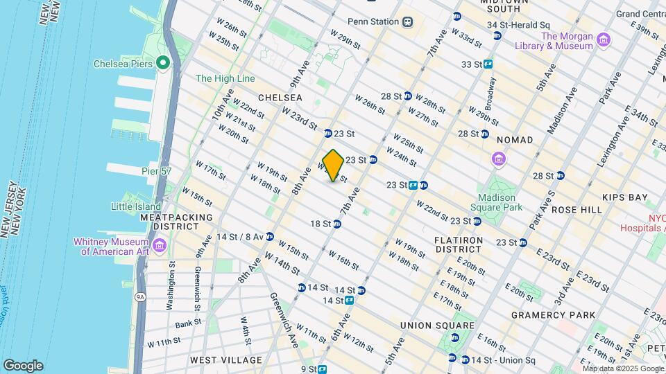 223 W 20th St Mapa y Detalles de la Ubicación