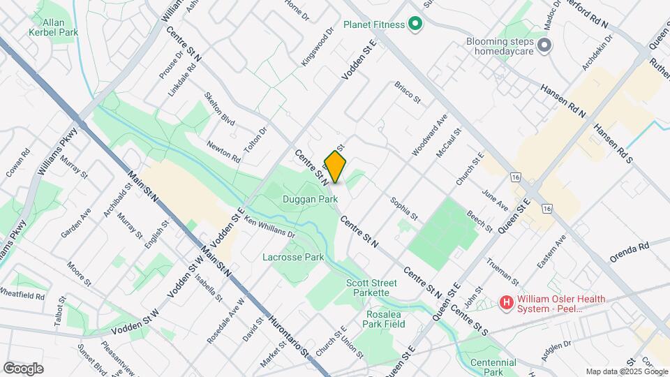 122 Centre St N Map and Location Details