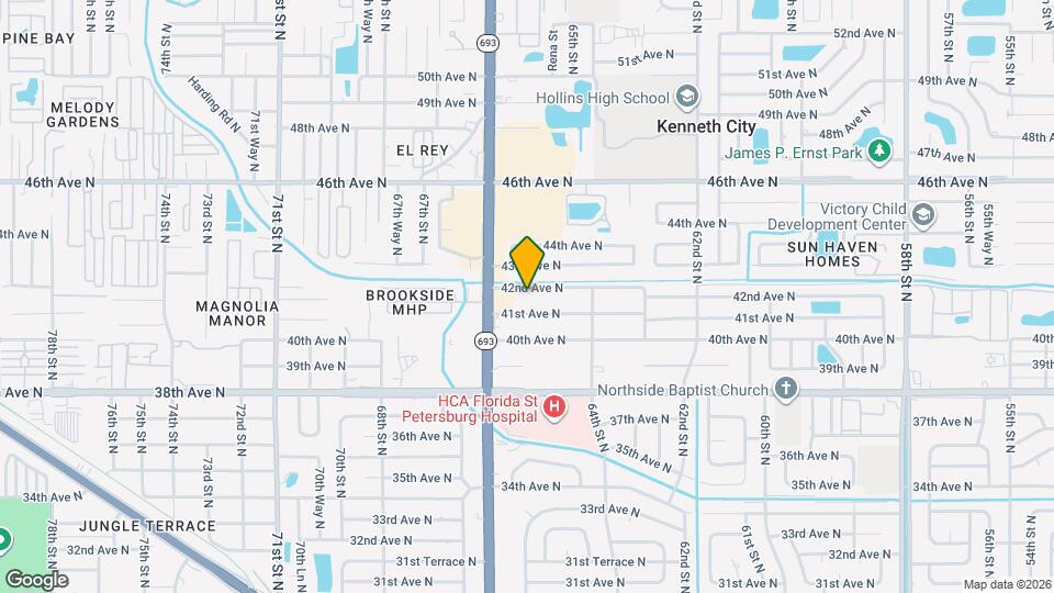 6518 42nd Ave N Map and Location Details
