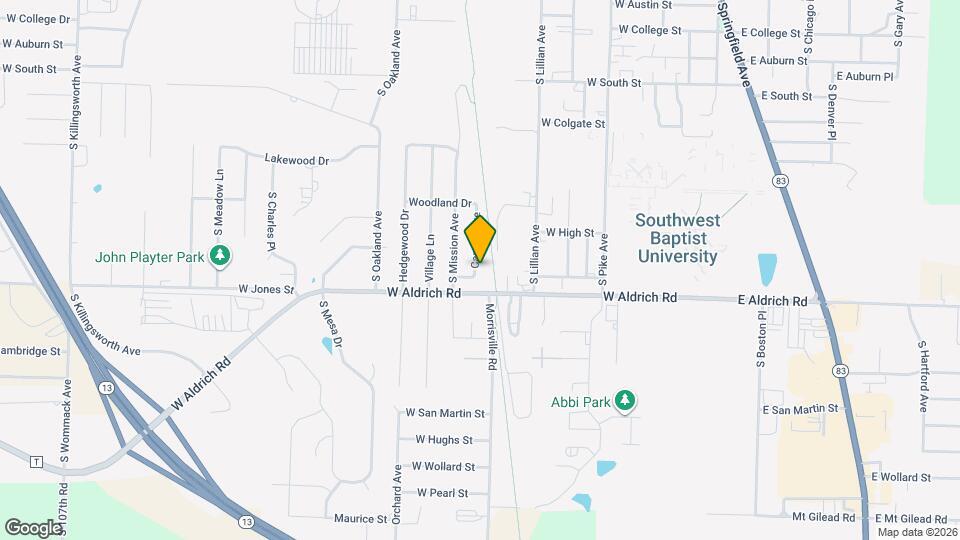 1720 Canton Ave Map and Location Details