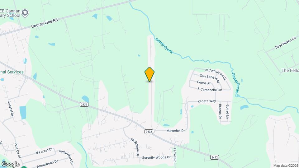 12102 Mustang Ave Map and Location Details