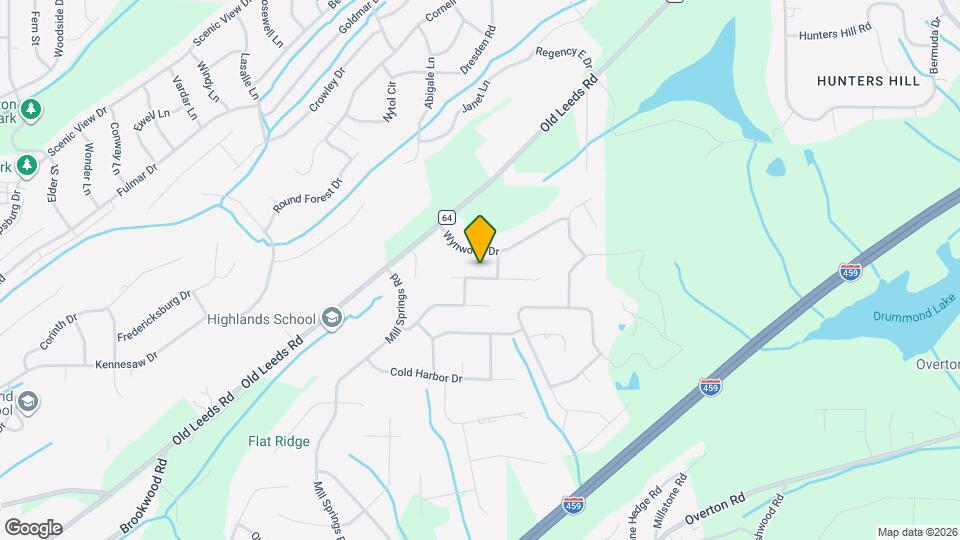 5012 Wendover Dr Map and Location Details