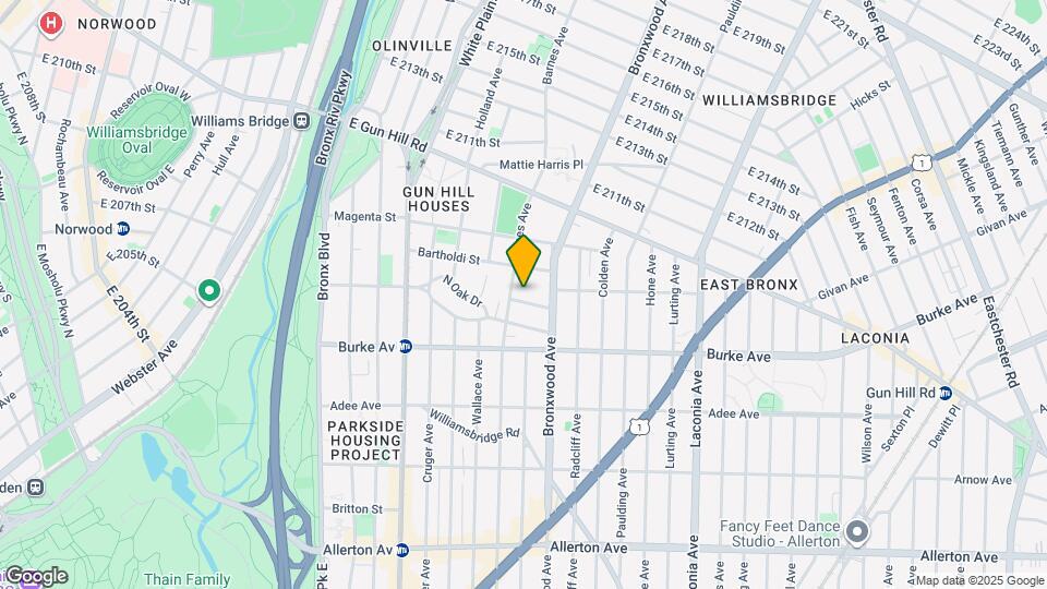 809 Chestnut St Map and Location Details