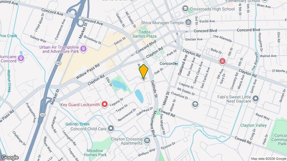 1513 Amador Ave Map and Location Details