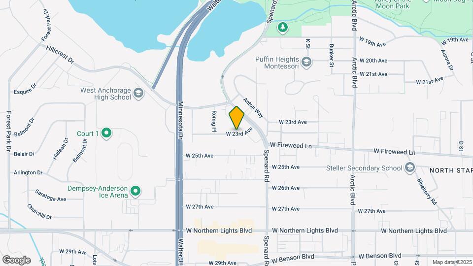 1303 W 23rd Ave Mapa y Detalles de la Ubicación