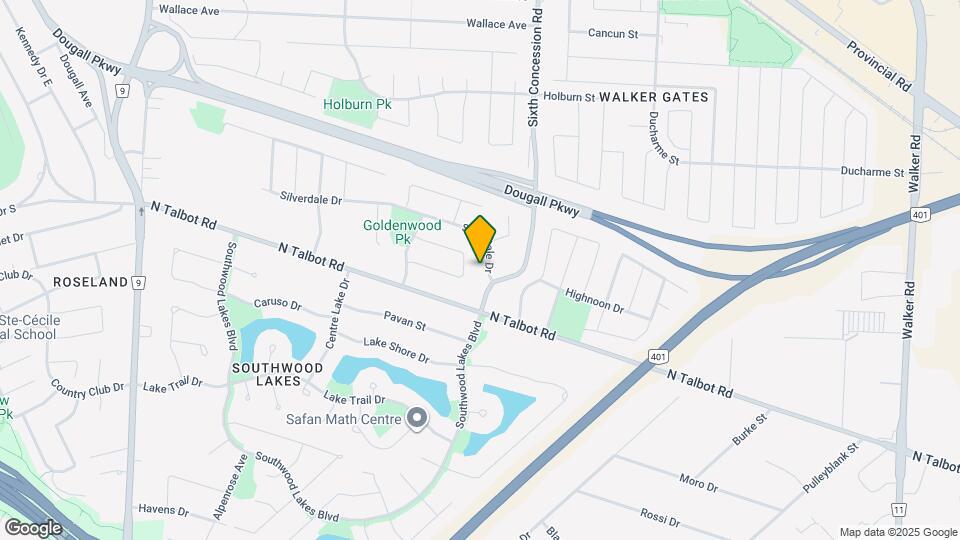 1059 Silverdale Dr Map and Location Details