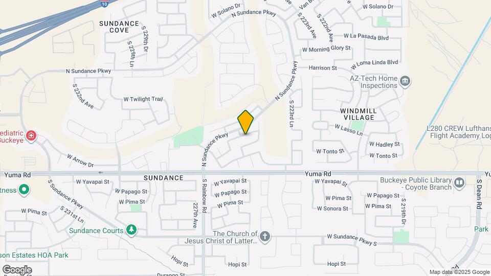 22541 W Lasso Ln Map and Location Details