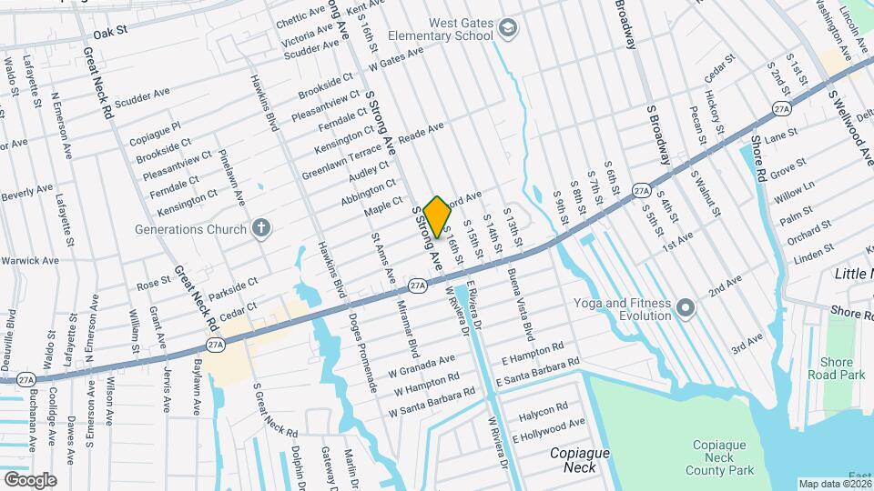 548 S Strong Ave Map and Location Details