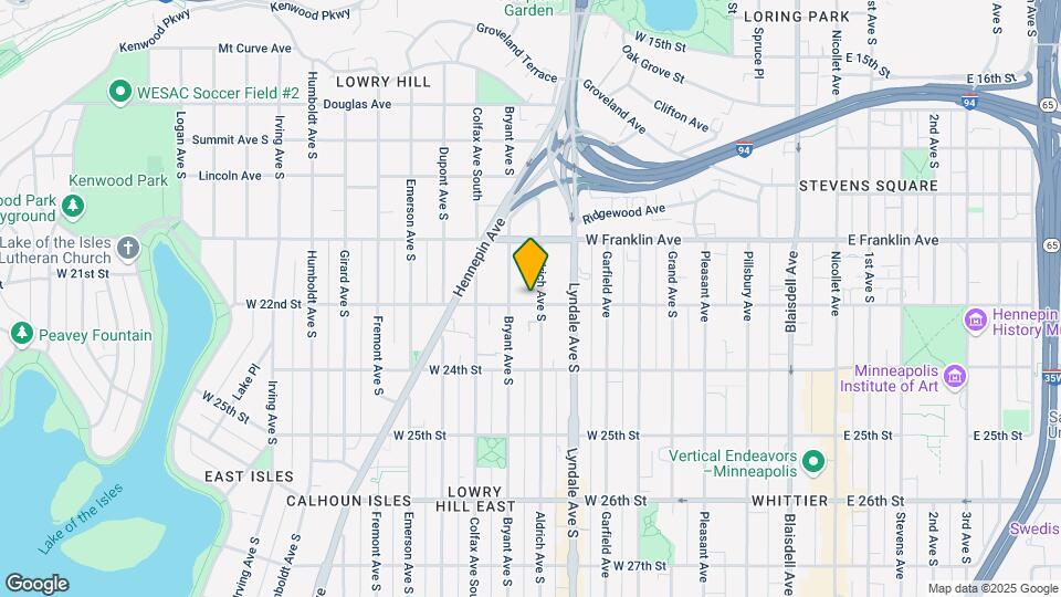 2120 Aldrich Ave S Mapa y Detalles de la Ubicación