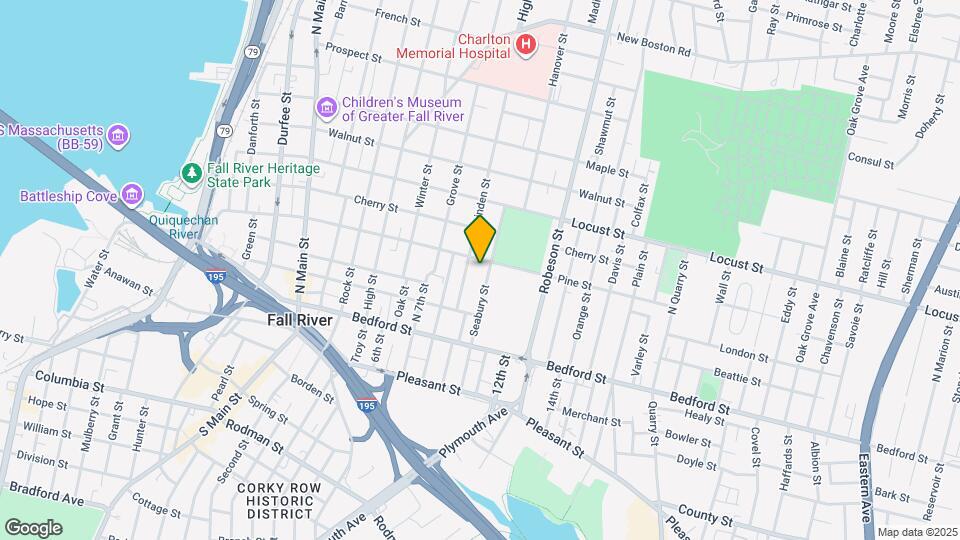 160 Seabury St Map and Location Details