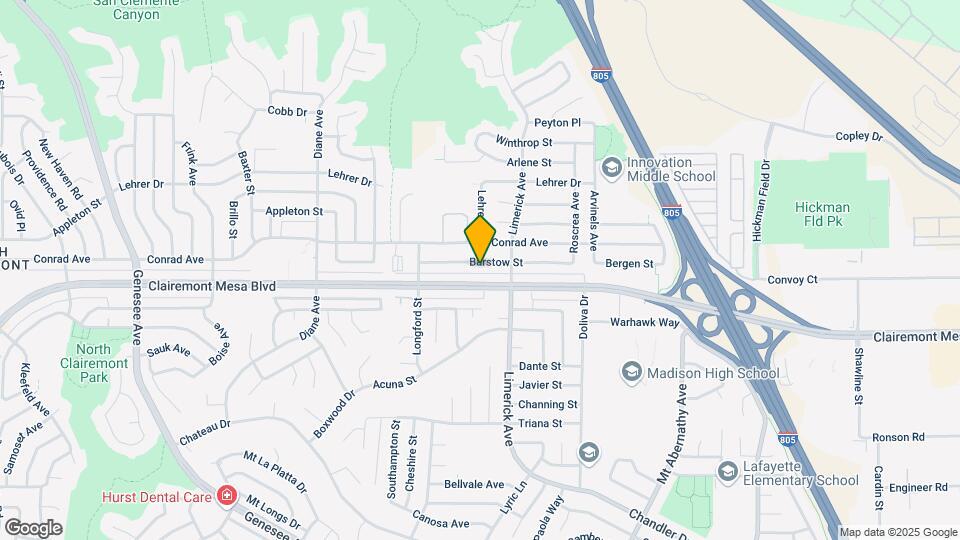 5131 Barstow St Map and Location Details