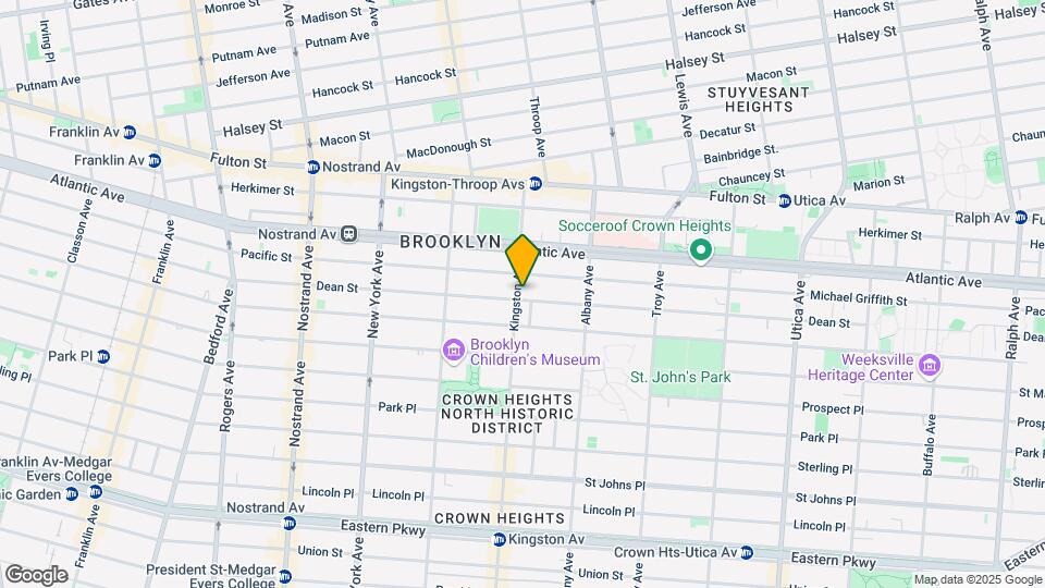 97 Kingston Ave Mapa y Detalles de la Ubicación