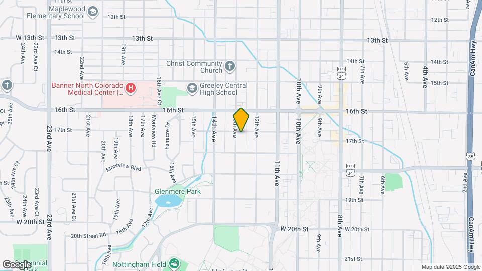 1700 13th Ave Map and Location Details