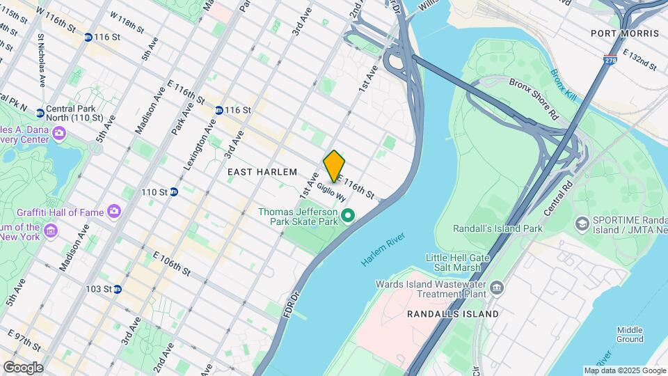 433 E 115th St Mapa y Detalles de la Ubicación