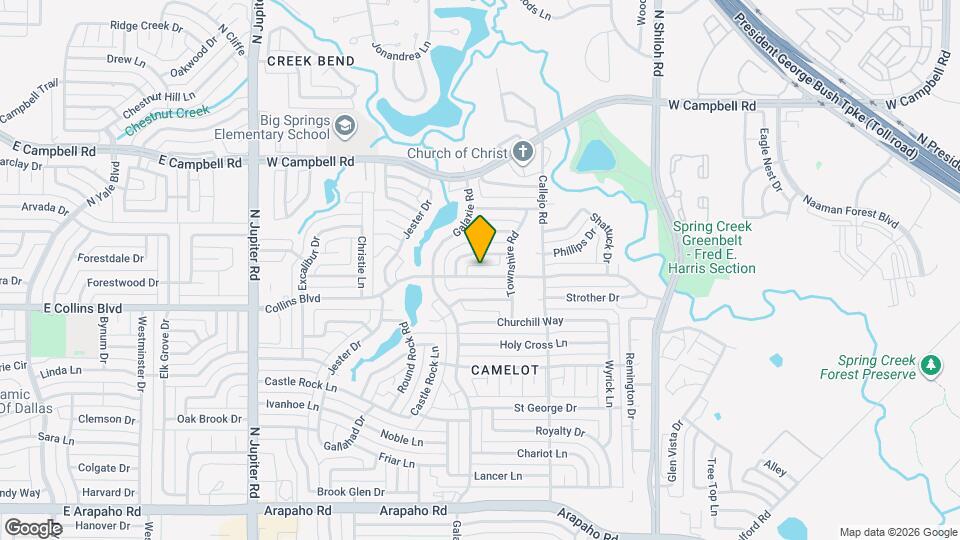 2921 Collins Blvd Map and Location Details