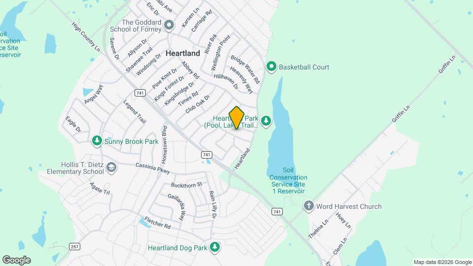 4014 Red Rock Dr Mapa y Detalles de la Ubicación