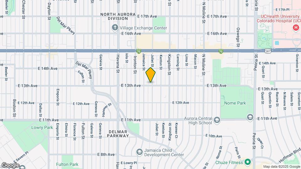 1301 Joliet St Map and Location Details