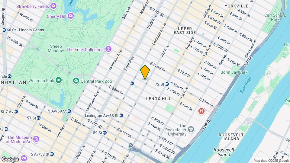 169 E 69th St Map and Location Details