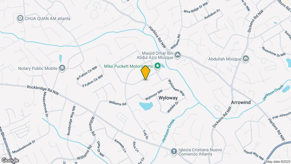 5823 Williamsburg Dr NW Map and Location Details