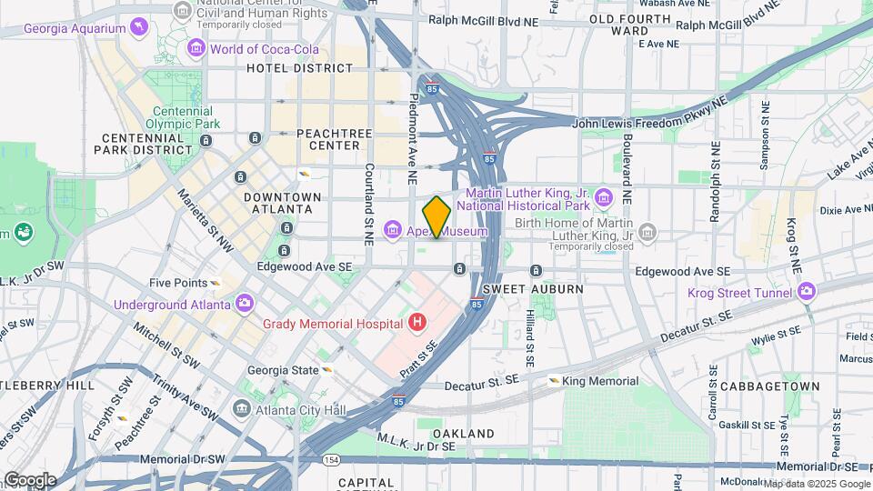 Piedmont Pad Apartments Map and Location Details