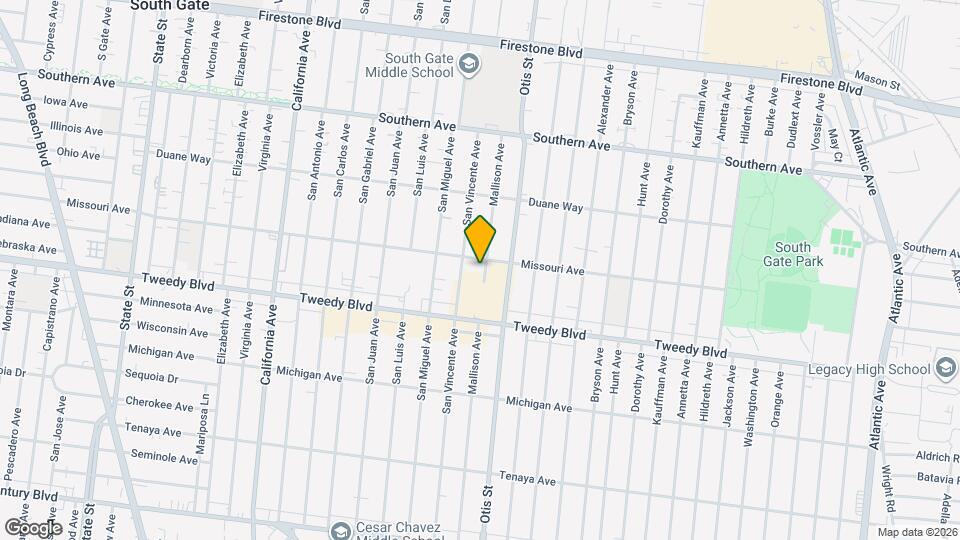 9719 Mallison Ave Map and Location Details