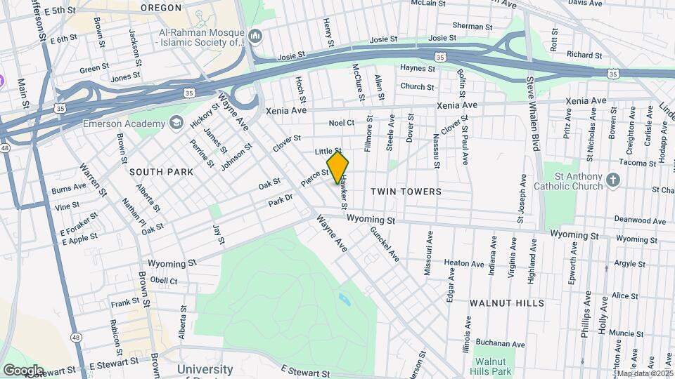 444 Quitman St Map and Location Details
