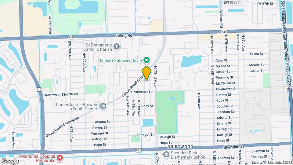 3411 NW 72nd Way Mapa y Detalles de la Ubicación