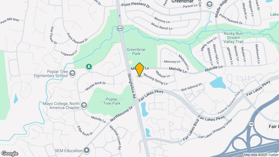 4705 Rippling Pond Dr Map and Location Details