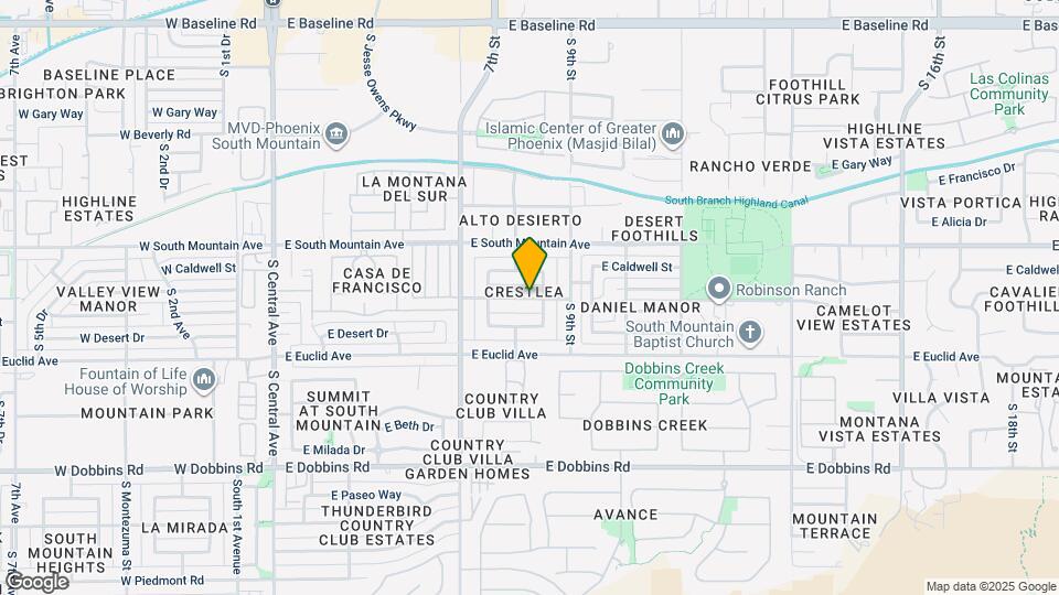 816 E Ardmore Rd Map and Location Details