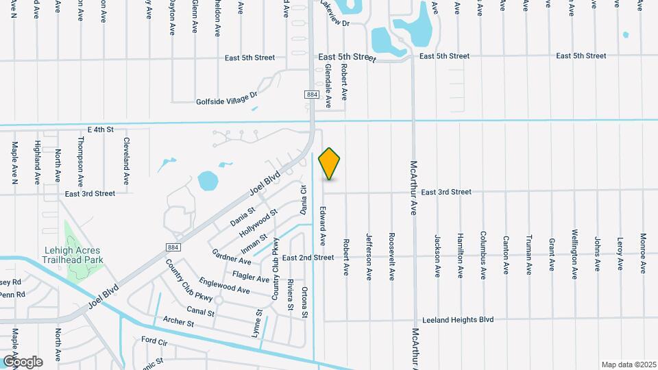 302 Edward Ave Mapa y Detalles de la Ubicación