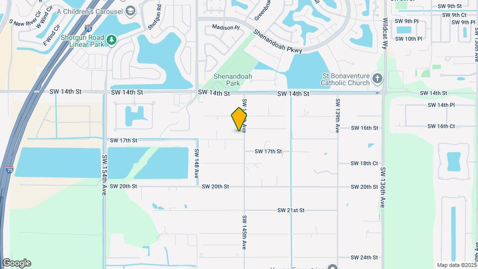 14500 SW 17th Ct Map and Location Details