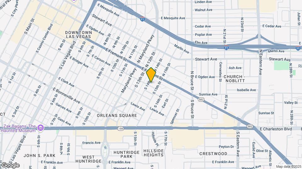 1401 E Carson Ave Map and Location Details