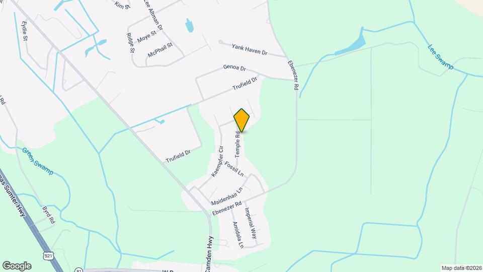 3065 Temple Rd Map and Location Details