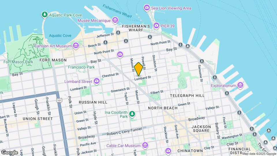 670 Lombard St Map and Location Details