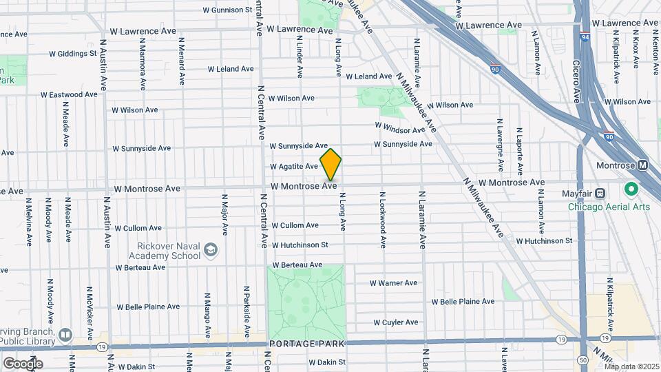 5427 W Montrose Ave Mapa y Detalles de la Ubicación