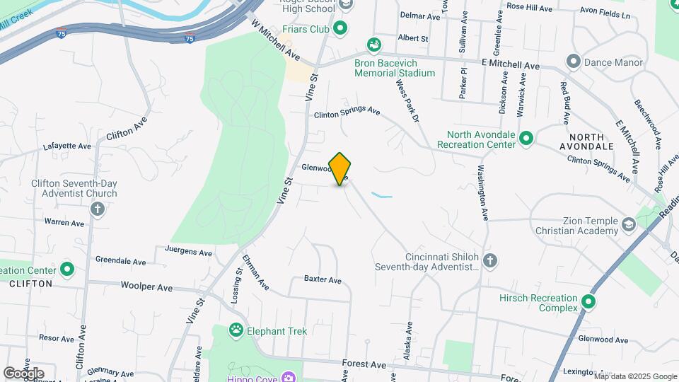 109 Glenridge Pl Map and Location Details