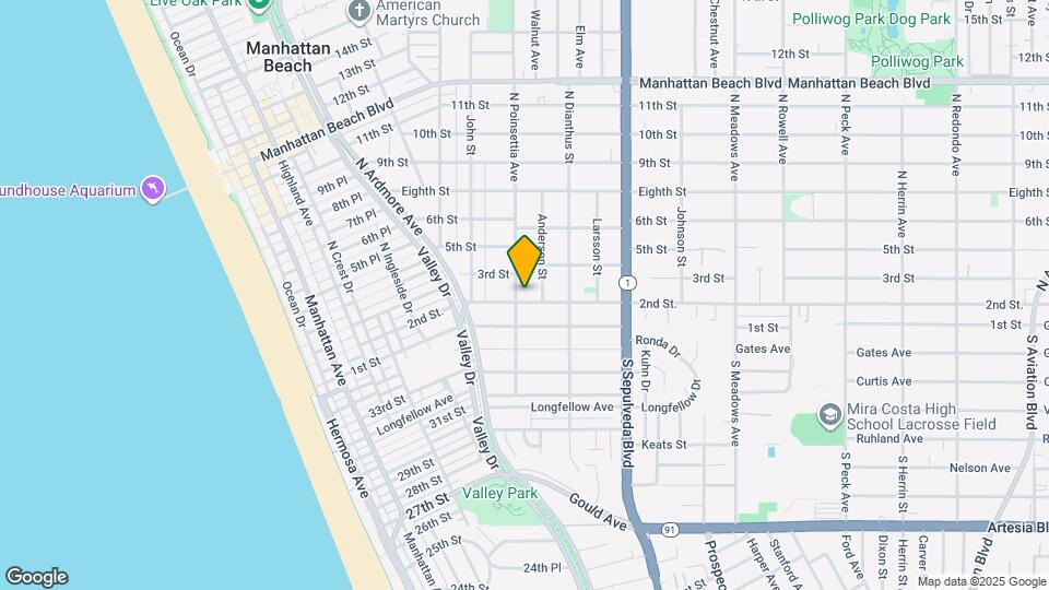 204 N Poinsettia Ave Map and Location Details