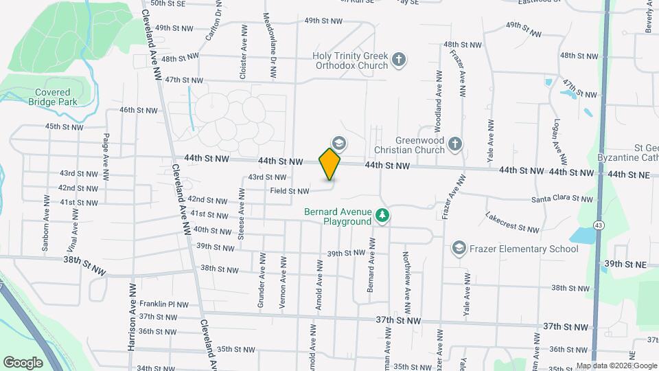 1107 Field St NW Map and Location Details