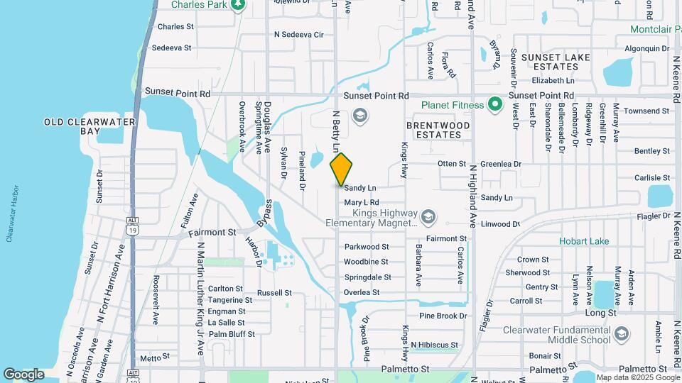 1301 Sandy Ln Map and Location Details