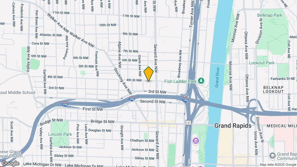 624 4th St NW Map and Location Details