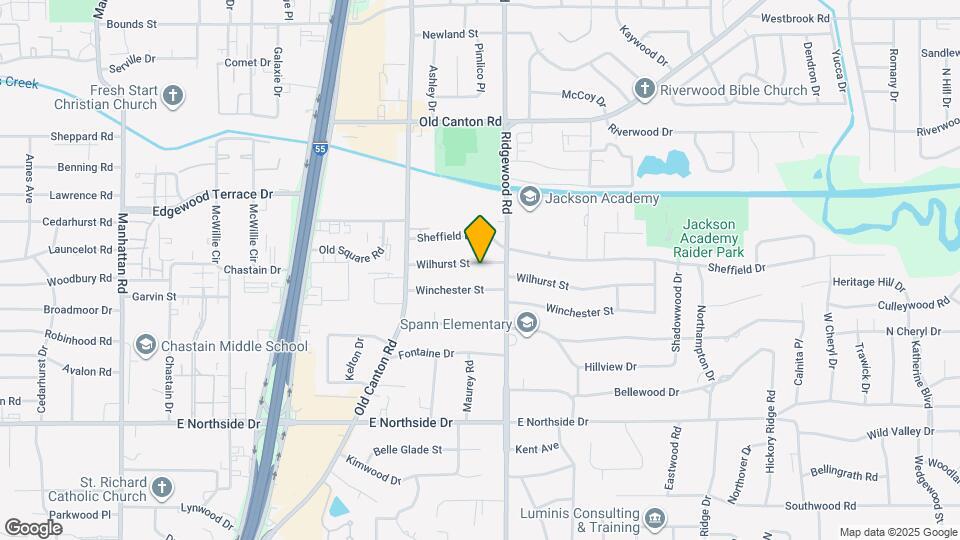 1521 Wilhurst St Mapa y Detalles de la Ubicación