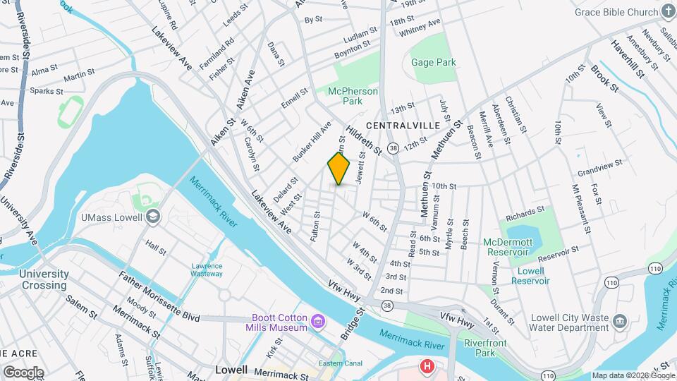 117 Coburn St Map and Location Details