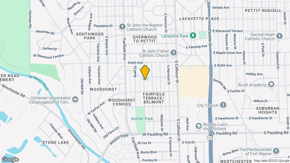 5009 Hoagland Ave Map and Location Details