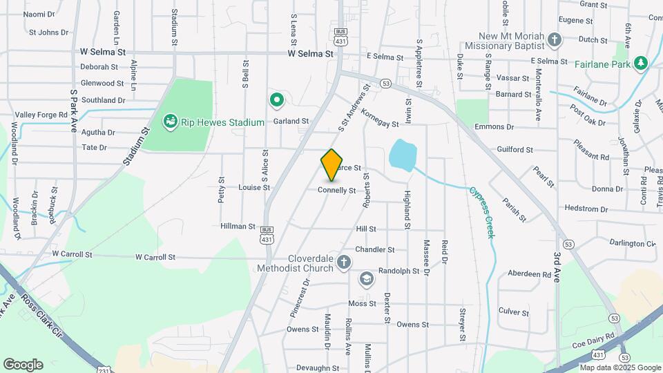 201 Connelly St Map and Location Details