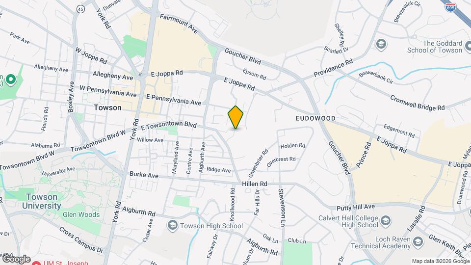 304 Eudowood Ln Map and Location Details