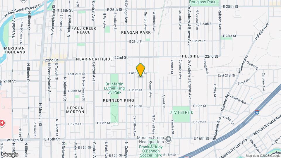 2044 Bellefontaine St Map and Location Details