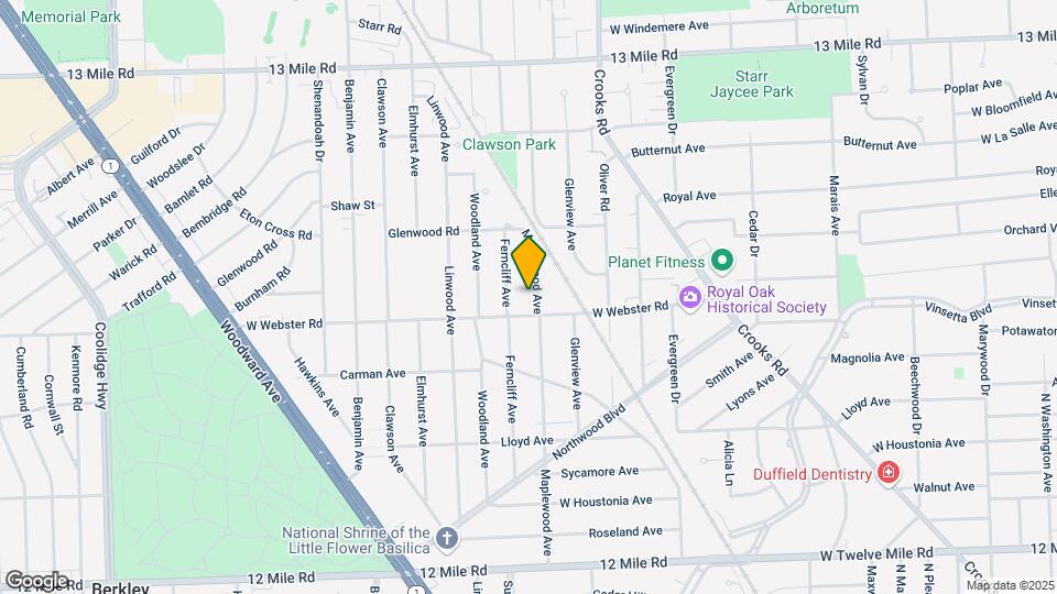 2517 Maplewood Ave Mapa y Detalles de la Ubicación
